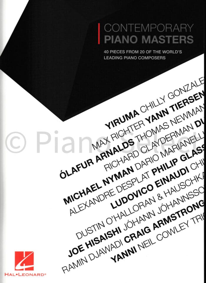 Contemporary Piano Masters - 40 pianostukken van 20 bekende componisten