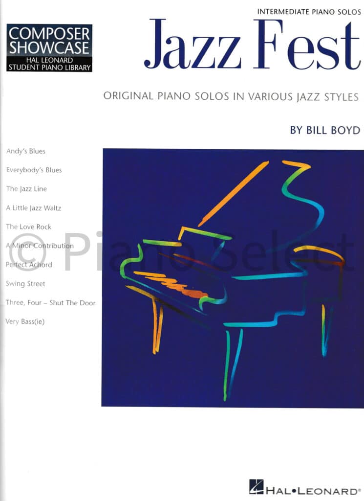 Bill Boyd Jazz Fest Hal Leonard Student Piano Library