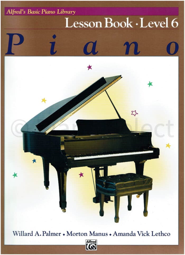 Lesboek Niveau 6 - Alfred Basic Piano Library