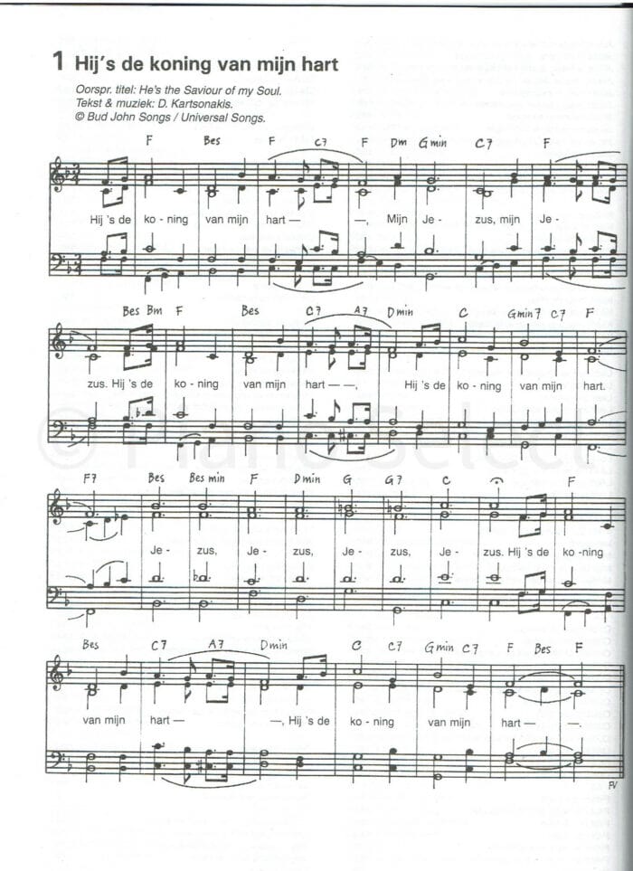 Opwekkingsliederen piano bundel 1 (1-268)