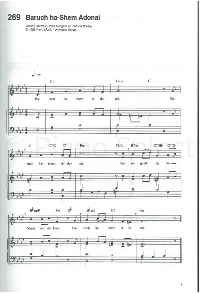 Opwekkingsliederen piano bundel 2 (269-422)